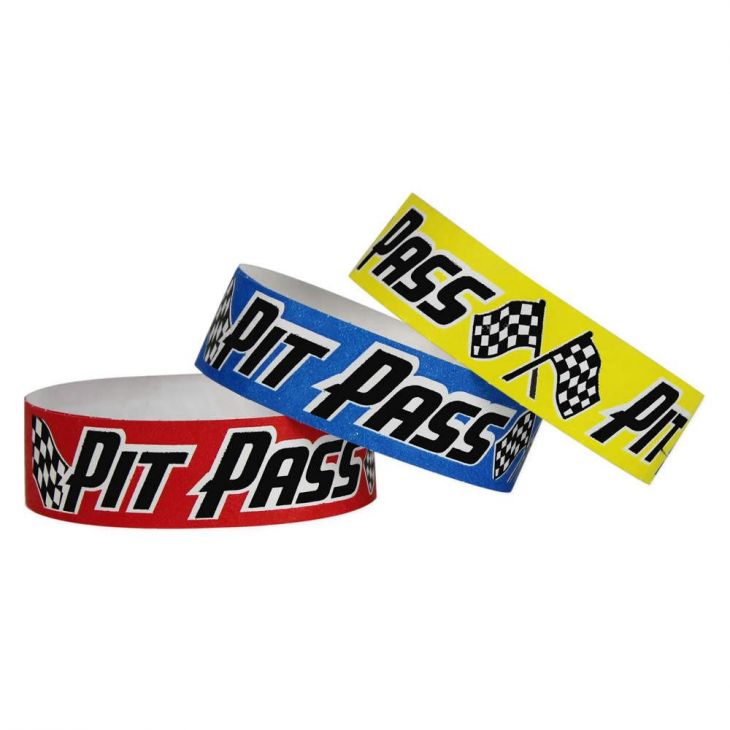 Tyvek 3/4" 2 Color Designer, Pit Pass. (500 per box) main image